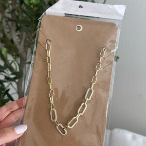 Vintage Havana Gold and Silver Link Necklace